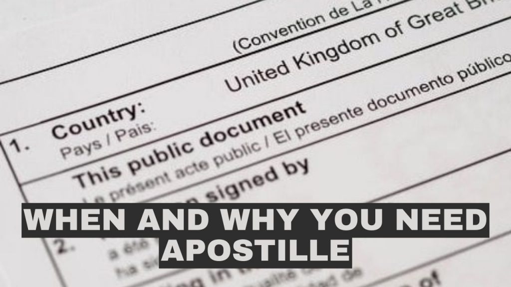 Understanding When and Why You Need Apostille for Document Validations in International Affairs