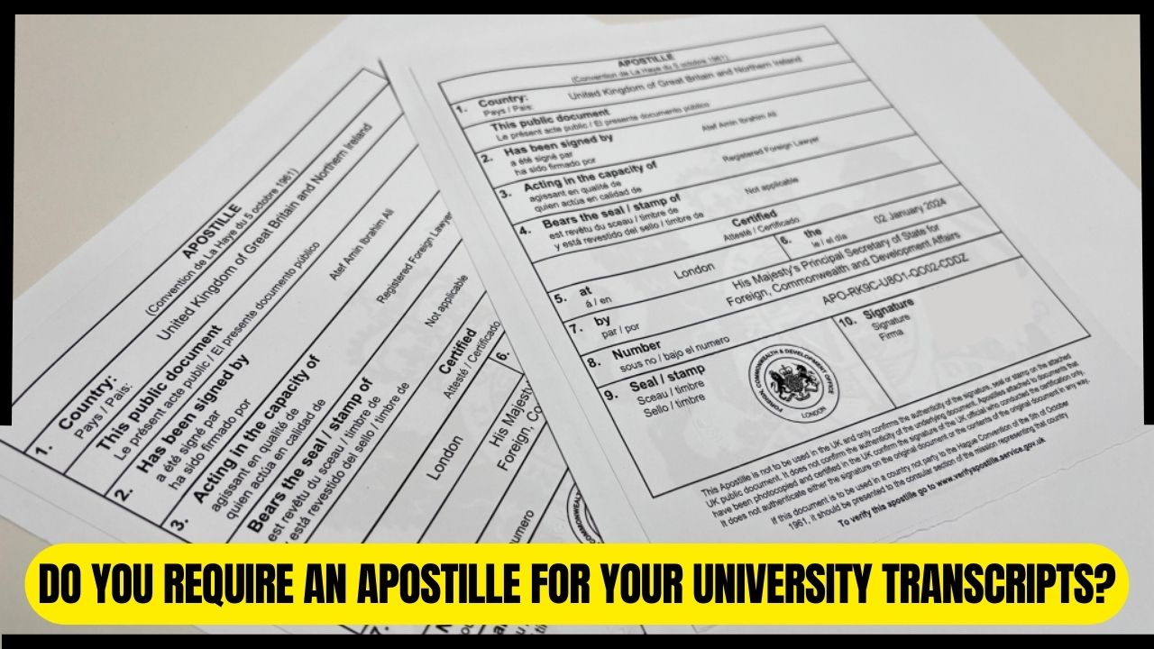 Do You Require an Apostille for Your University Transcripts